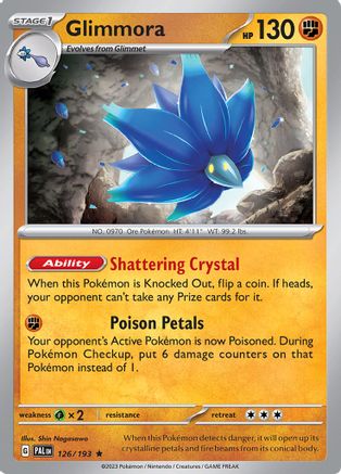 Glimmora (126/193) - SV02 Paldea Evolved Holofoil - Rare