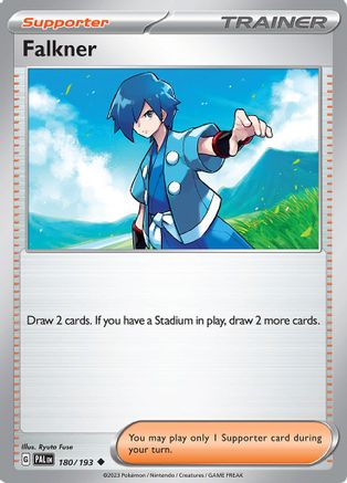 Falkner 180 - SV02 Paldea Evolved Reverse Holofoil