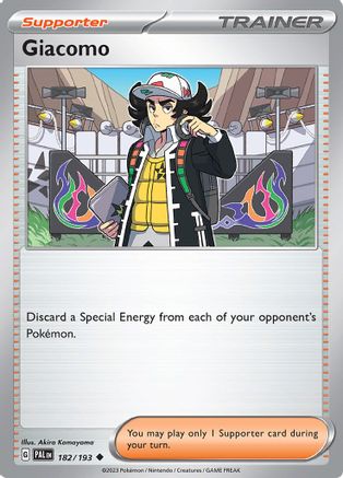 Giacomo (182/193) - SV02 Paldea Evolved  - Uncommon