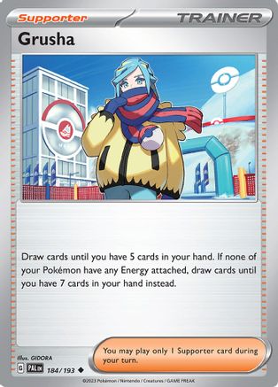 Grusha (184/193) - SV02 Paldea Evolved  - Uncommon