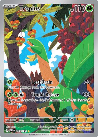 Tropius 195 - SV02 Paldea Evolved Holofoil