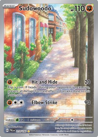 Sudowoodo (219/193) - SV02 Paldea Evolved Holofoil - Illustration Rare