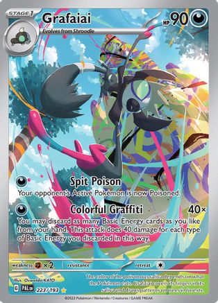 Grafaiai (223/193) - SV02 Paldea Evolved Holofoil - Illustration Rare