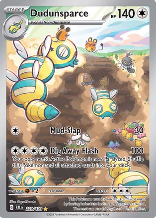 Dudunsparce 229 - SV02 Paldea Evolved Holofoil