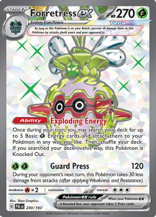 Forretress ex (230/193) - SV02 Paldea Evolved Holofoil - Ultra Rare