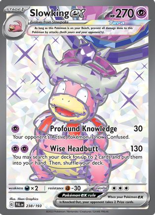 Slowking ex 238 - SV02 Paldea Evolved Holofoil