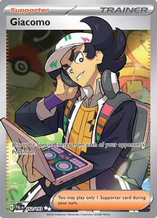 Giacomo (252/193) - SV02 Paldea Evolved Holofoil - Ultra Rare