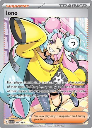 Iono (254/193) - SV02 Paldea Evolved Holofoil - Ultra Rare