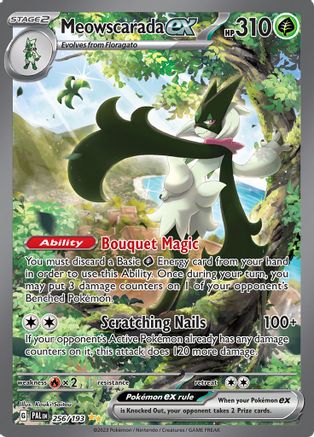 Meowscarada ex (256/193) - SV02 Paldea Evolved Holofoil - Special Illustration Rare