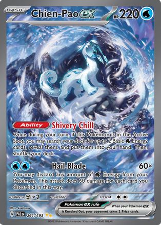 Chien-Pao ex (261/193) - SV02 Paldea Evolved Holofoil - Special Illustration Rare