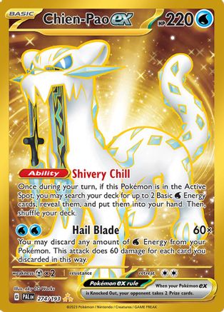Chien-Pao ex (274/193) - SV02 Paldea Evolved Holofoil - Hyper Rare