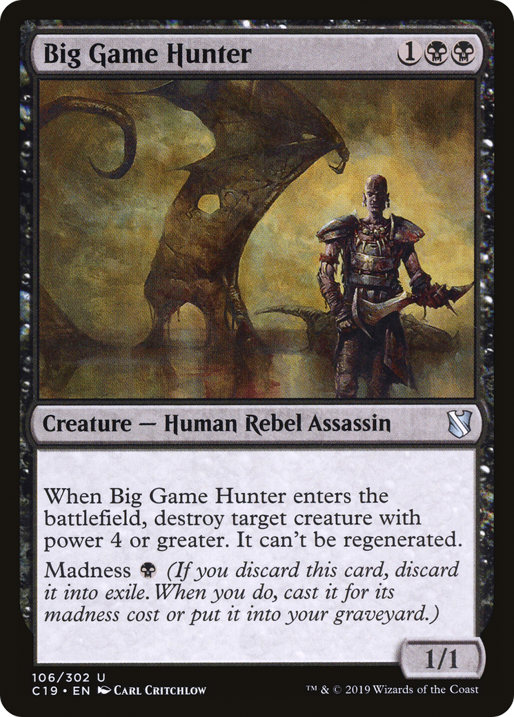 Big Game Hunter (C19-106) - Commander 2019