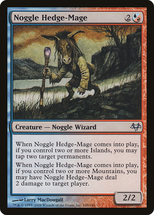 Noggle Hedge-Mage (EVE-108) - Eventide Foil