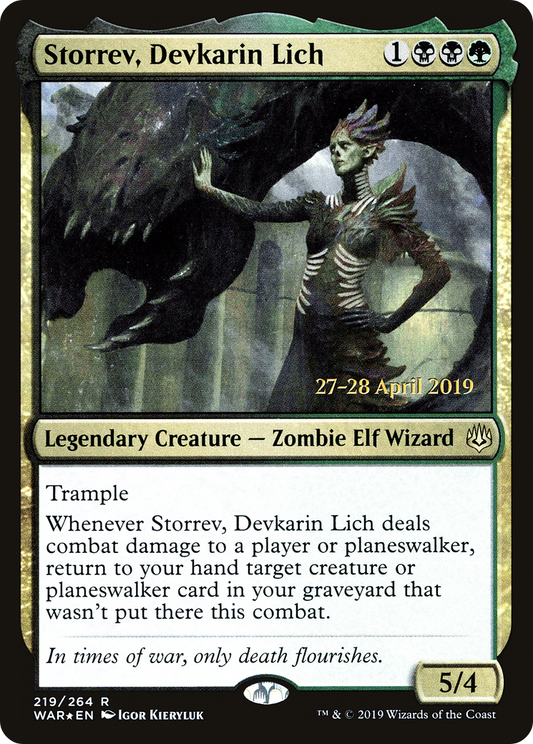 Storrev, Devkarin Lich (PWAR-219S) - War of the Spark Promos Foil