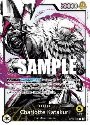 Charlotte Katakuri (099) (Alternate Art) (OP03-099) - Pillars of Strength Foil