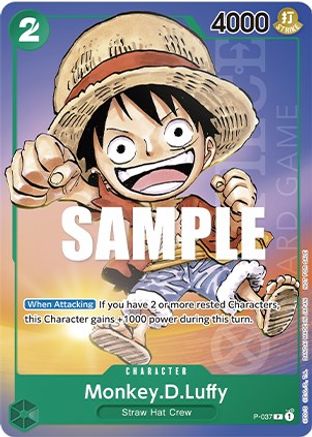 Monkey.D.Luffy (Anime Expo 2023) (P-037) - One Piece Promotion Cards