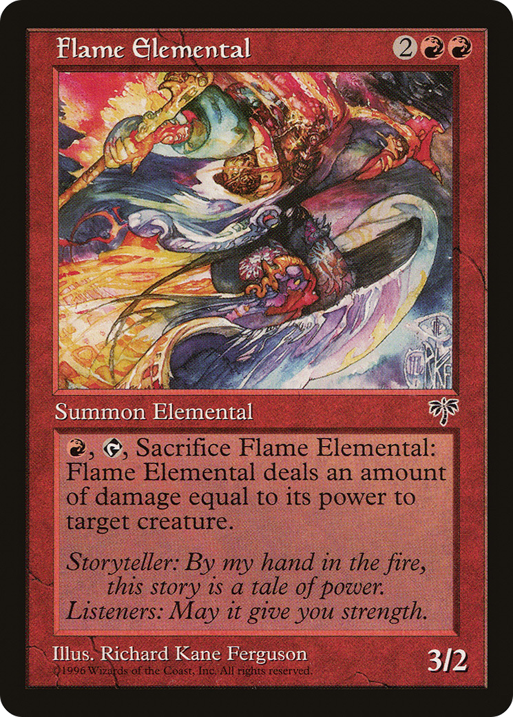 Flame Elemental (MIR-175) - Mirage