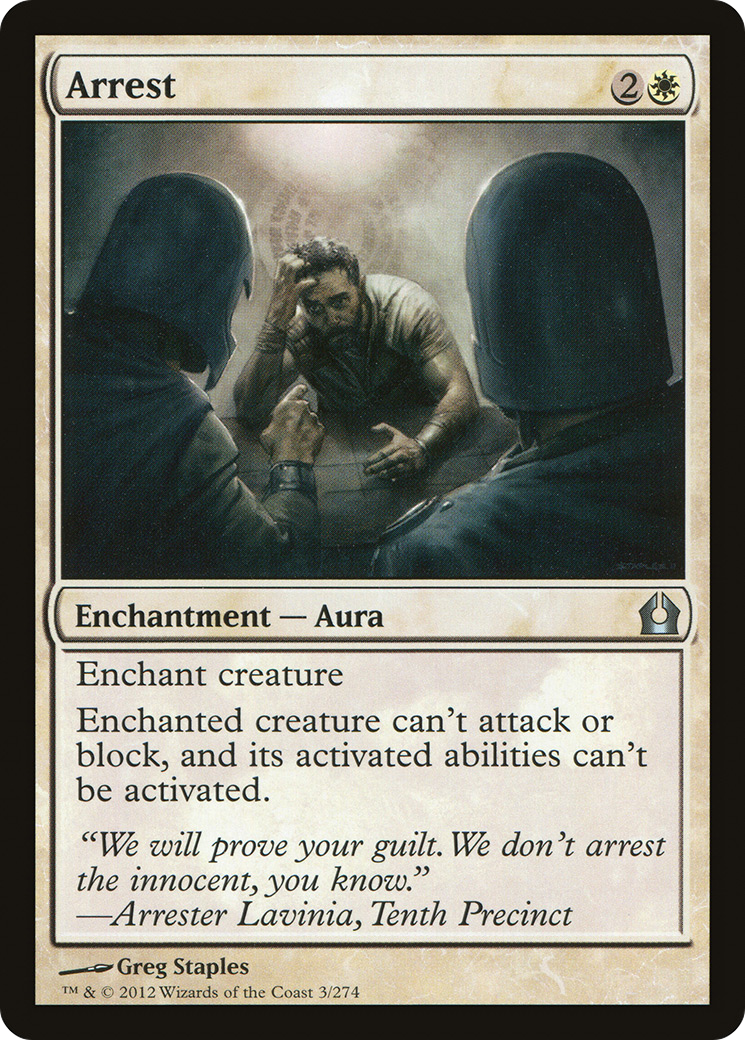 Arrest (RTR-003) - Return to Ravnica Foil