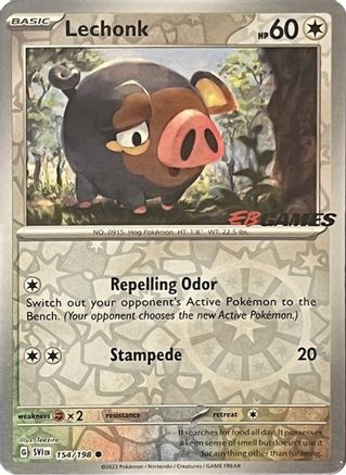 Lechonk 154/198 - Miscellaneous Cards & Products Reverse Holofoil - Promo