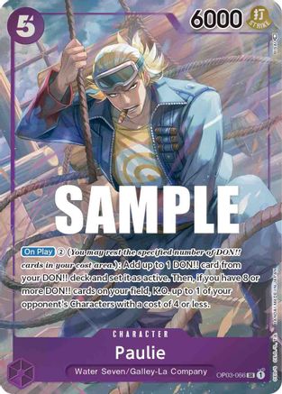 (OP03-066) Paulie (Alternate Art) - Pillars of Strength Foil