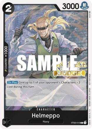 Helmeppo (Judge) (ST06-010) - One Piece Promotion Cards Foil