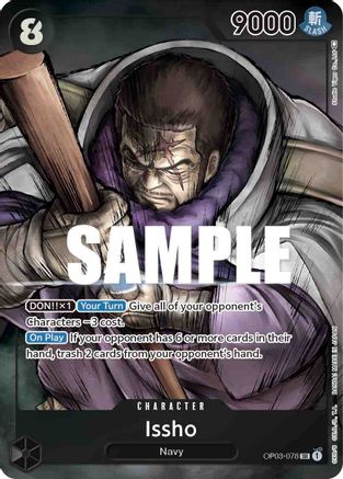 (OP03-078) Issho (Alternate Art) - Pillars of Strength Foil