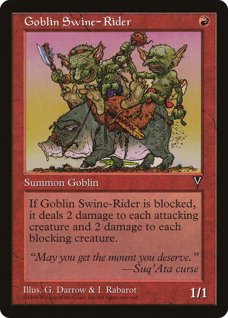 Goblin Swine-Rider (VIS-081) - Visions