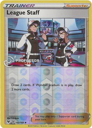 League Staff 153 - Professor Program Promos Reverse Holofoil