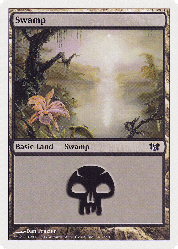 Swamp (8ED-341) - Eighth Edition