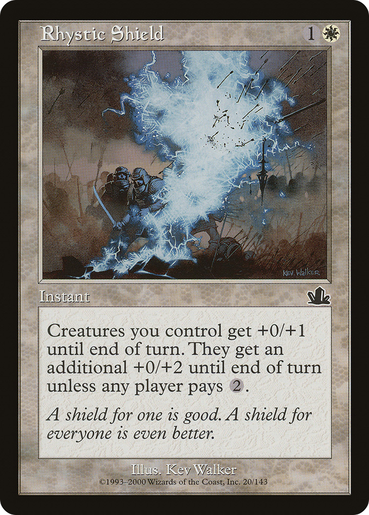 Rhystic Shield (PCY-020) - Prophecy Foil