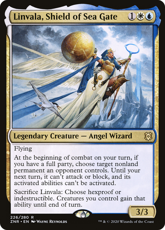 Linvala, Shield of Sea Gate (ZNR-226) - Zendikar Rising Foil