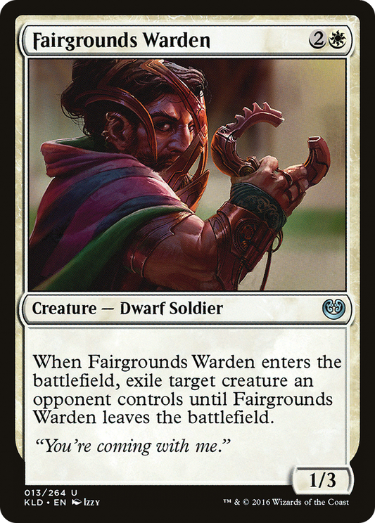 Fairgrounds Warden (KLD-013) - Kaladesh Foil