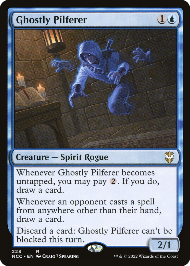 Ghostly Pilferer (NCC-223) - New Capenna Commander