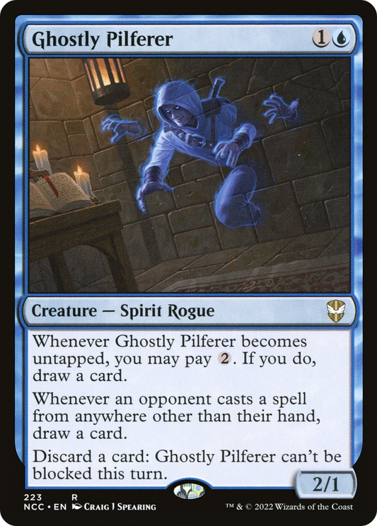 Ghostly Pilferer (NCC-223) - New Capenna Commander