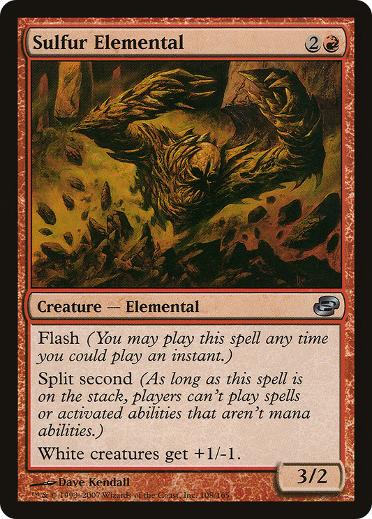 Sulfur Elemental (PLC-108) - Planar Chaos Foil