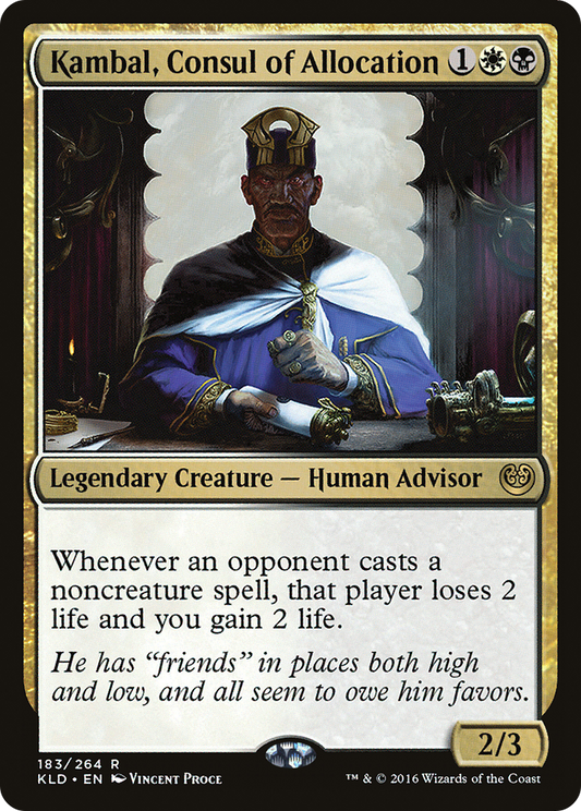 Kambal, Consul of Allocation (KLD-183) - Kaladesh Foil