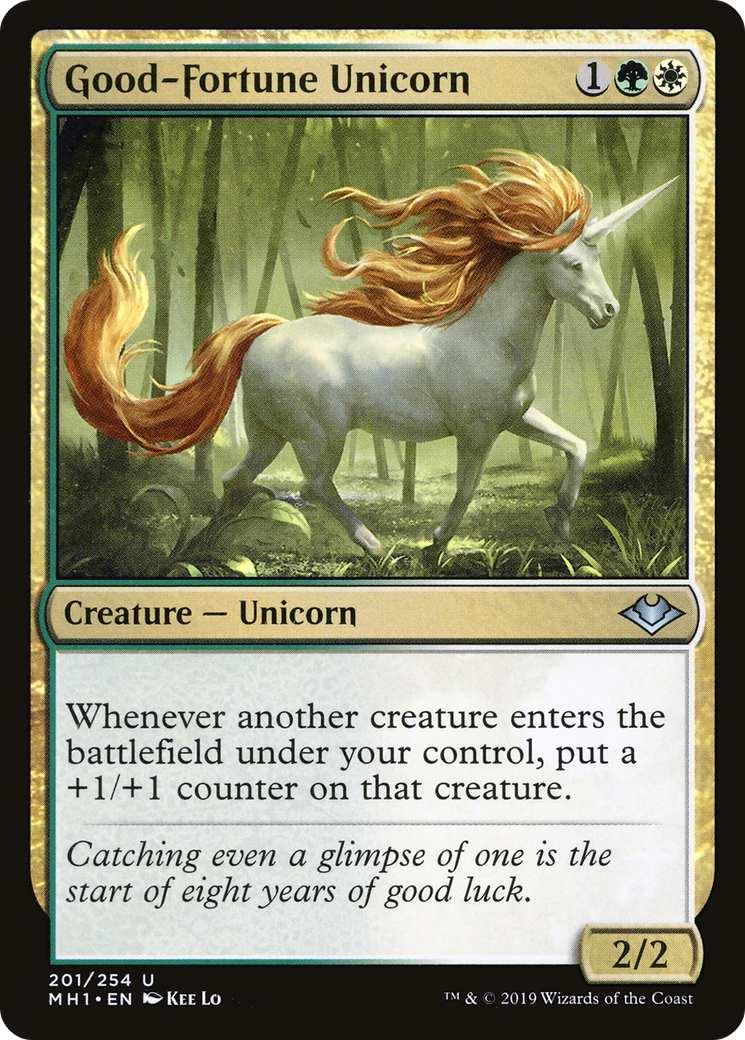 Good-Fortune Unicorn (MH1-201) - Modern Horizons