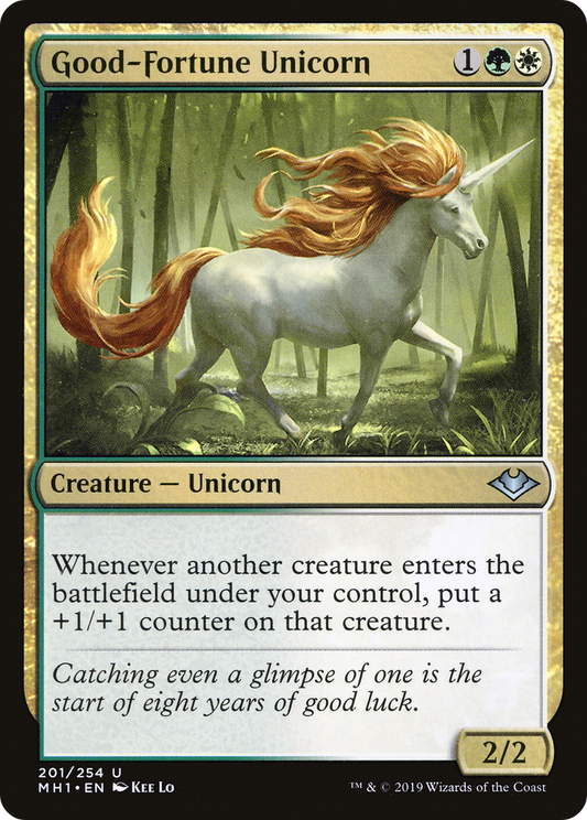 Good-Fortune Unicorn (MH1-201) - Modern Horizons