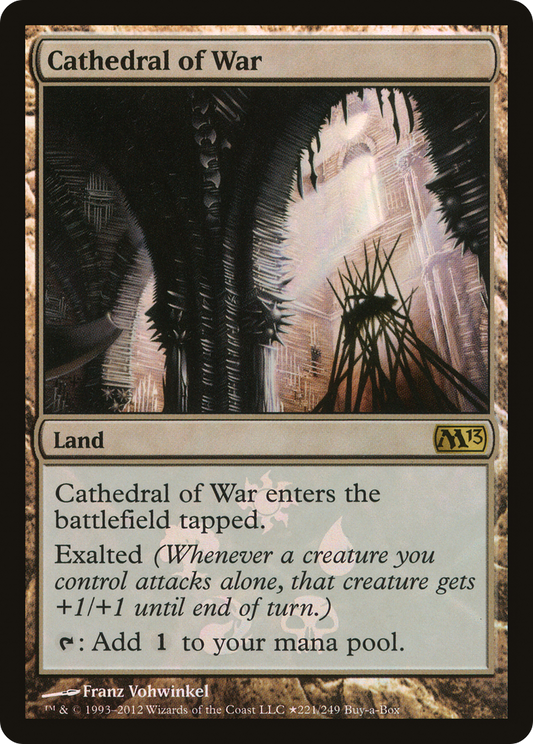 Cathedral of War (PM13-221★) - Magic 2013 Promos Foil