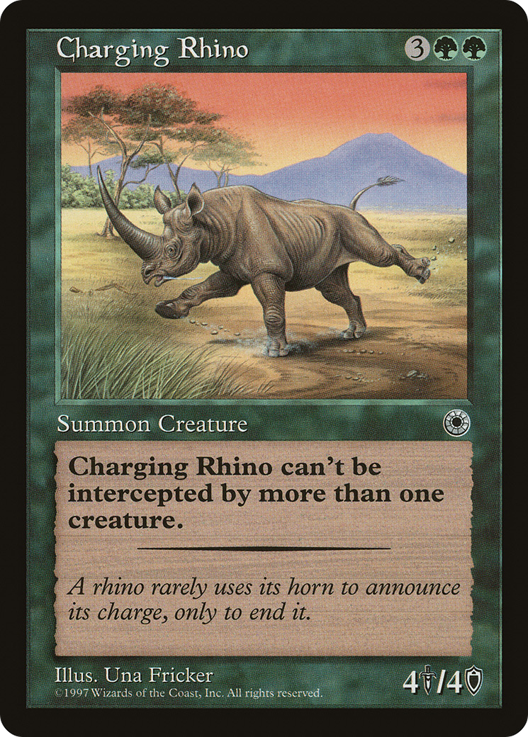 Charging Rhino (POR-161) - Portal