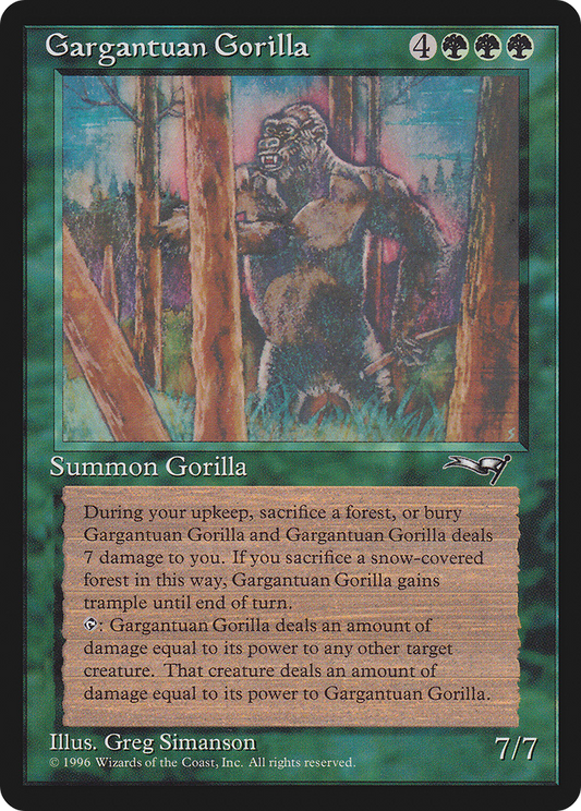 Gargantuan Gorilla (ALL-091) - Alliances