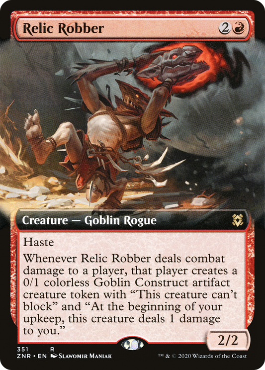 Relic Robber (ZNR-351) - Zendikar Rising: (Extended Art) Foil