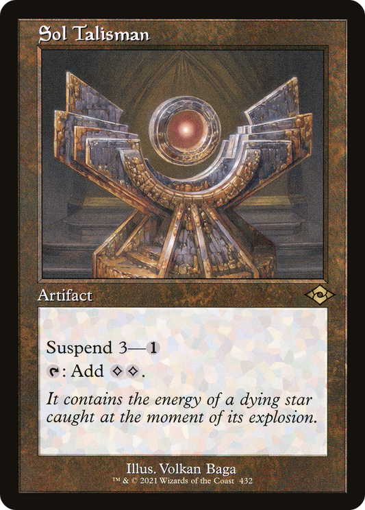 Sol Talisman (Retro Frame) (MH2-432) - Modern Horizons 2 Foil