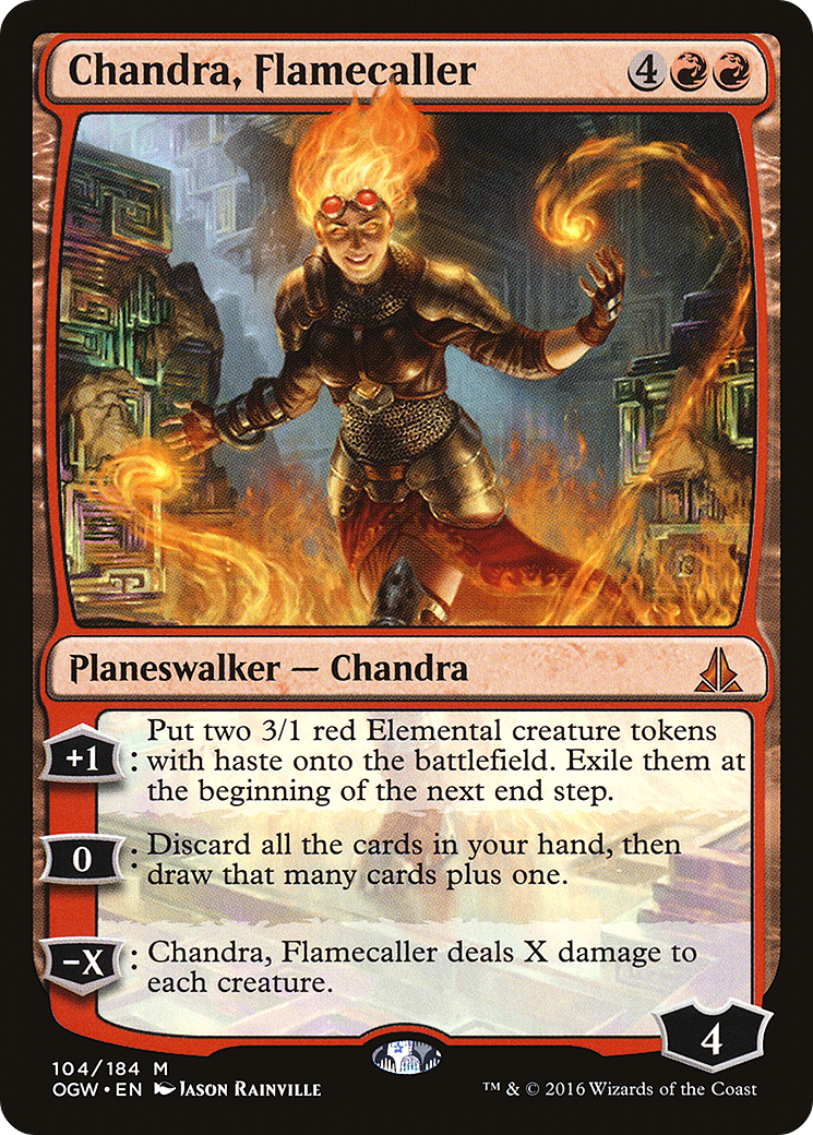 Chandra, Flamecaller (OGW-104) - Oath of the Gatewatch Foil