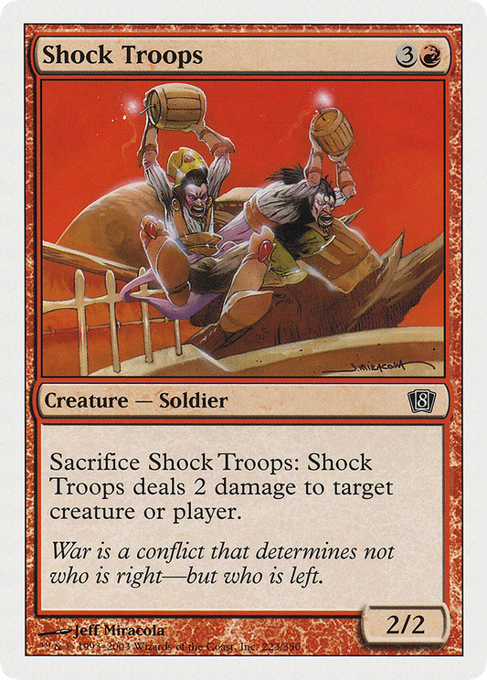 Shock Troops (8ED-223) - Eighth Edition