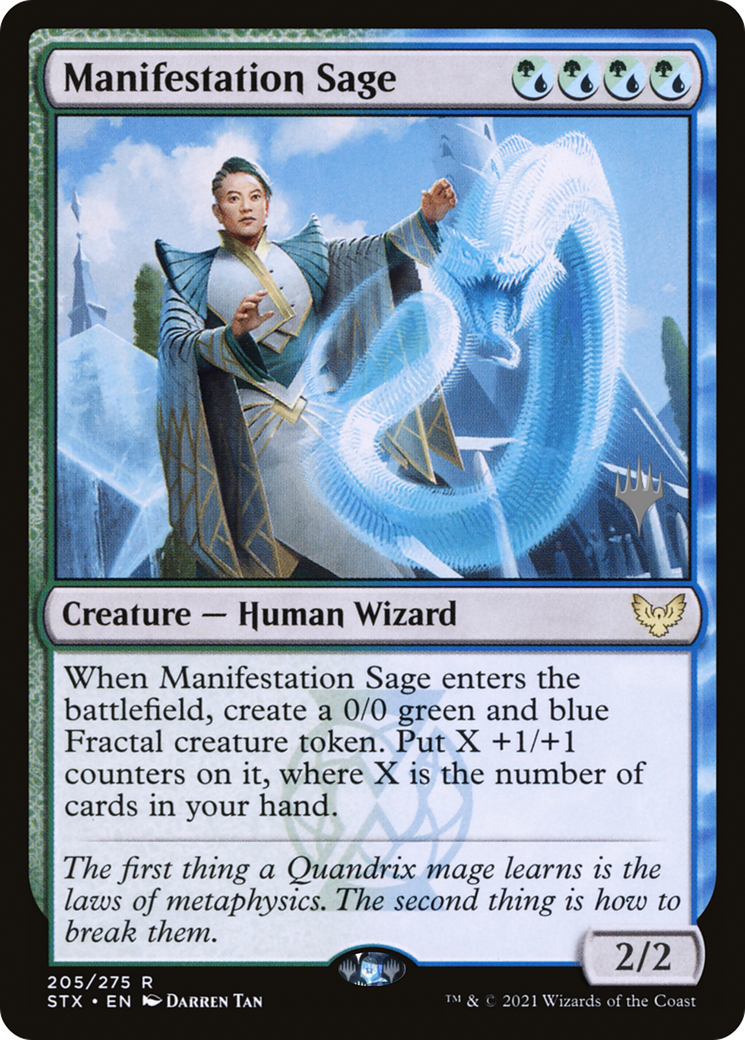 Manifestation Sage  (PPSTX-205) - Strixhaven: School of Mages Promos (Promo Pack)
