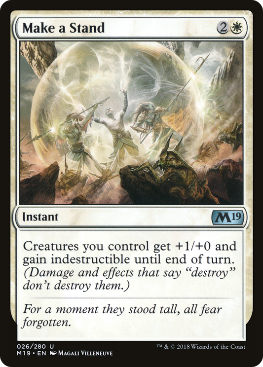 Make a Stand (M19-026) - Core Set 2019