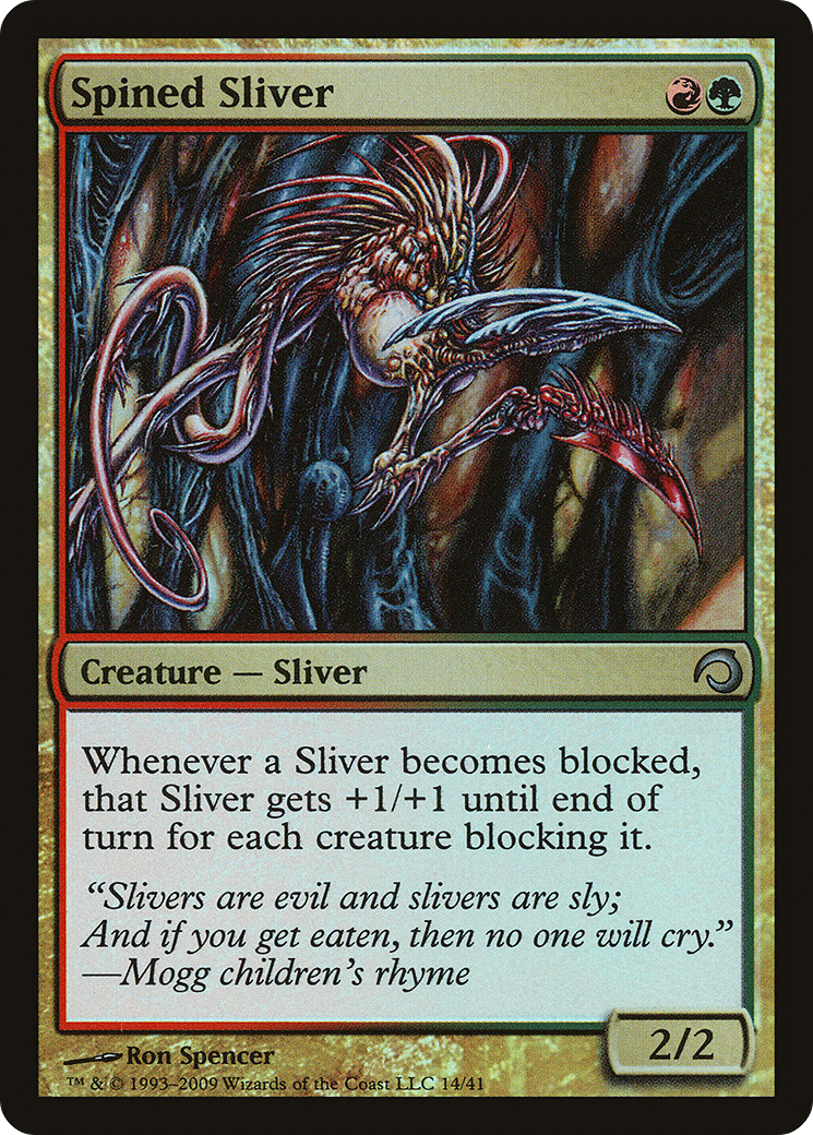 Spined Sliver (H09-014) - Premium Deck Series: Slivers Foil