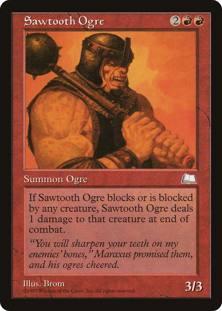 Sawtooth Ogre (WTH-114) - Weatherlight