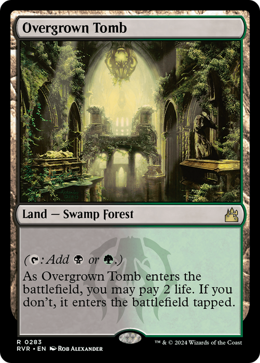 Overgrown Tomb (RVR-283) - Ravnica Remastered Foil